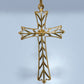 19.2K Portuguese Gold | Filigree Cross Pendant