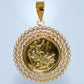 19.2K Portuguese Gold | Antique Gold Coin Replica Pendant