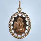19.2K Portuguese Gold | Filigree Guardian Angel Pendant