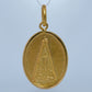 19.2K Portuguese Gold | Our Lady Aparecida " N. Sra Aparecida" Pendant
