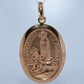 19.2K Portuguese Gold | Our Lady of the Rosary of Fatima " O.S Do Rosario Da Fatima " Charm
