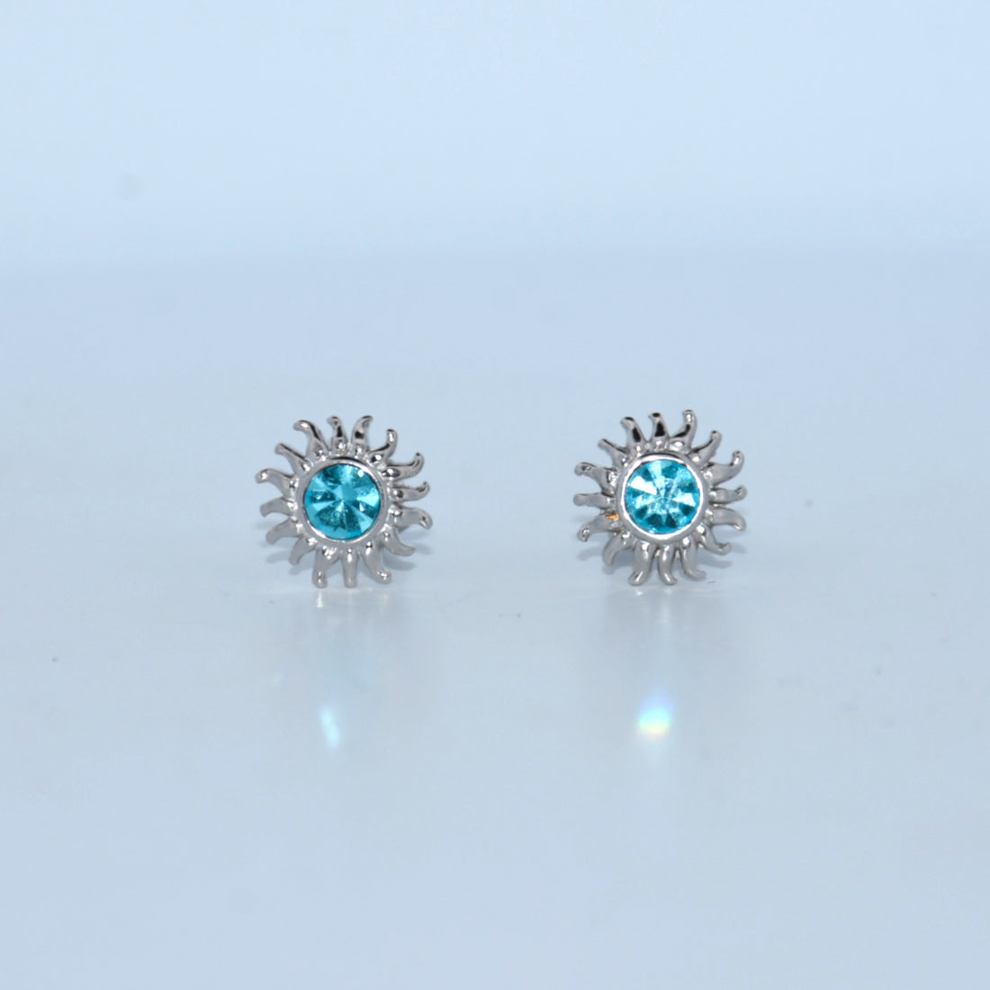 Sterling Silver | Sun Earrings
