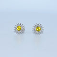 Sterling Silver | Sun Earrings