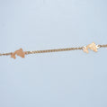 19.2K Portuguese Gold | Kids Dolphin Bracelet
