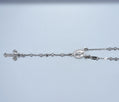 14K Gold | WG Rosary Necklace 16in