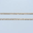 14K Gold | Diamond Cut Curb Chains