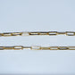 14K Gold | Paperclip Necklace
