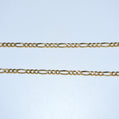 14k gold figaro chain
