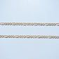 14K Gold | Diamond Cut Figaro Chains