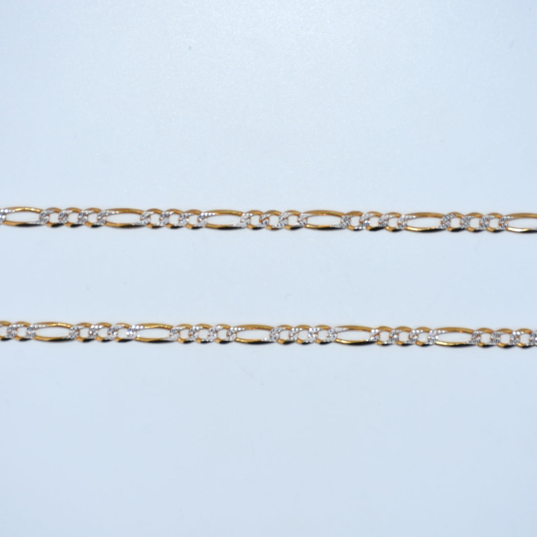 14K Gold | Diamond Cut Figaro Chains
