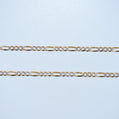 14K Gold | Diamond Cut Figaro Chains