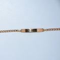 19.2K Portuguese Gold | Curb ID Bracelet 6.6" With Adjustable Links