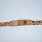 19.2K Portuguese Gold | Hollow Sporting Portugal ID Bracelet 8"