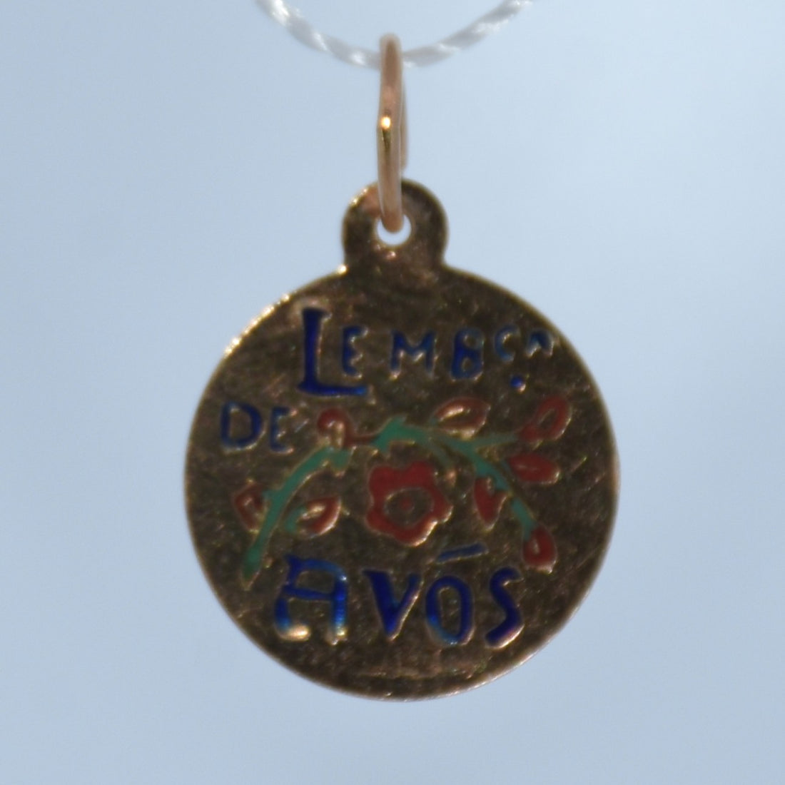 19.2K Portuguese Gold | Lembrança de Avós Charm (Grandparents)