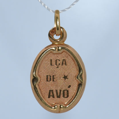 19.2K Portuguese Gold | Large Lca de Avo ( Grandmother ) Charms