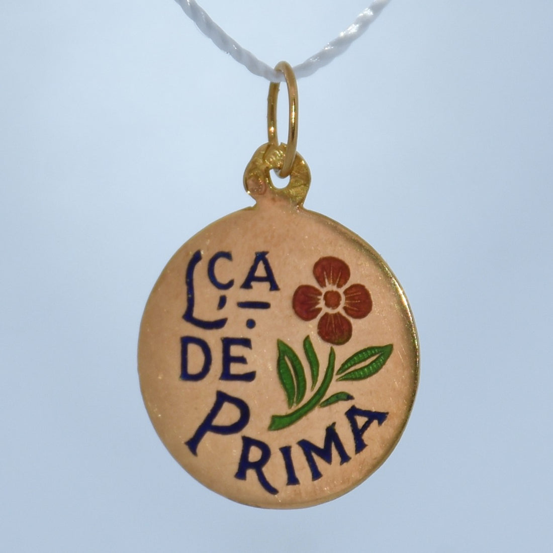 19.2K Portuguese Gold | Large Lca De Prima (Cousin) Charm