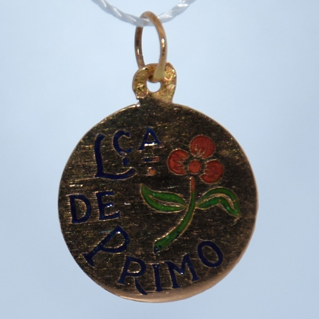 19.2K Portuguese Gold | Large Lca De Primo (cousin) Charm