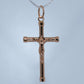 19.2K Portuguese Gold | Scroll Cross with Jesus Pendant