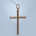 19.2K Portuguese Gold | Scroll Cross without Jesus Pendant