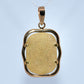 19.2K Portuguese Gold | Dog Tag Pendant