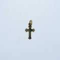 14K Gold | YG Tiny Budded Cross Pendant