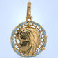 19.2K Portuguese Gold | Virgin Girl Pendant