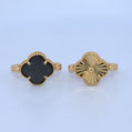 14K Gold | YG Reversible Clover Rings