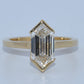 14K Gold | Yellow Half Bezel Dutch Marquise 2.57ct Lab Diamond Solitaire Engagement Ring