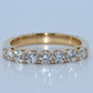 14K Gold | 1.02cttw Yellow Round Natural Diamond Wedding Band
