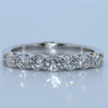 14K Gold |  0.96cttw White Round Natural Diamond Wedding Band