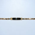 14K Gold | Solid Heart ID Bracelet