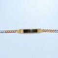 14K Gold | Tricolor Curb ID Bracelets