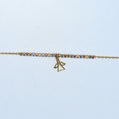 14K Gold | Tricolor Angel Bracelet