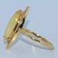 18K Gold | YG 1.48ct Opal Marquise & 0.23ctw Natural Diamond Ring