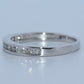 14K Gold |.25cttw WG 14RD Channel Natural Diamond Wedding Band