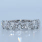 14K Gold | WG Round 8 stone 4.15cttw Lab Diamond Wedding/Anniversary Band