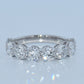 14K Gold | WG Round 8 stone 4.15cttw Lab Diamond Wedding/Anniversary Band
