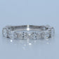14K Gold | WG East West Oval 2.48cttw Lab Diamond Wedding/Anniversary Band