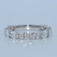 14K Gold | WG East West Oval 2.48cttw Lab Diamond Wedding/Anniversary Band