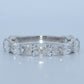 14K Gold | WG East West Oval 2.48cttw Lab Diamond Wedding/Anniversary Band
