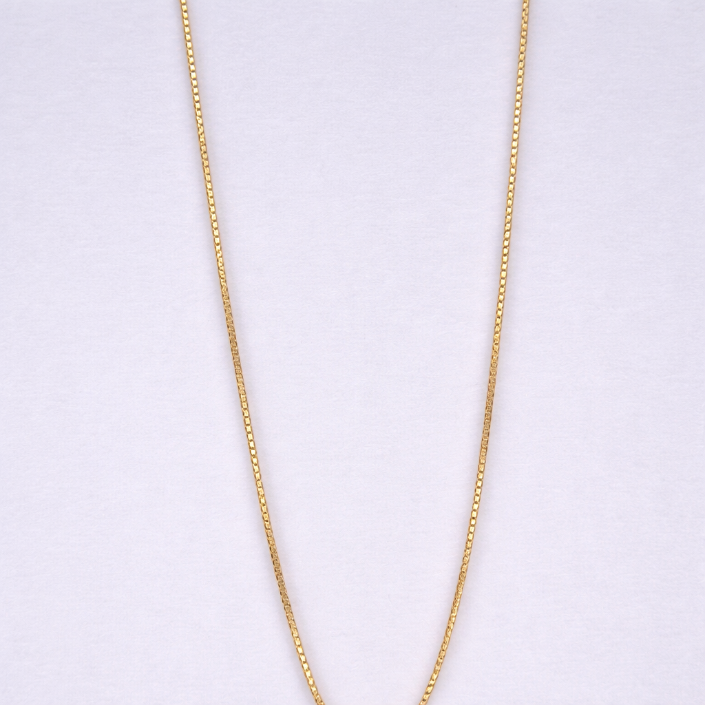 14K Gold | Thin Box Chain