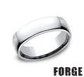 Benchmark EUCF165CC10 mens size 10 cobalt chrome wedding band