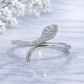 Sterling Silver | Snake Curved Open Ring
