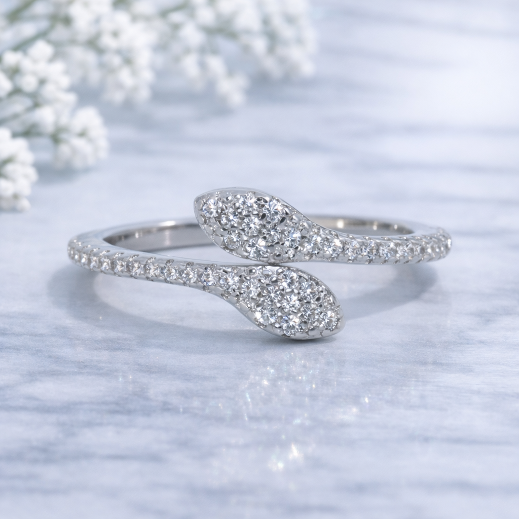 Sterling Silver | Nail Snake Ring
