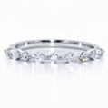 Diamond ring with a white background