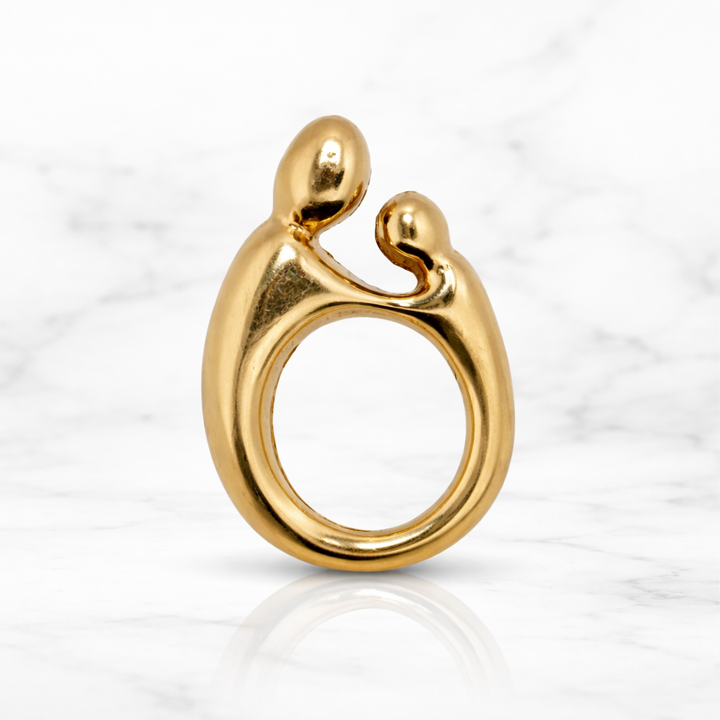 14K Gold | Mother and Child Pendants