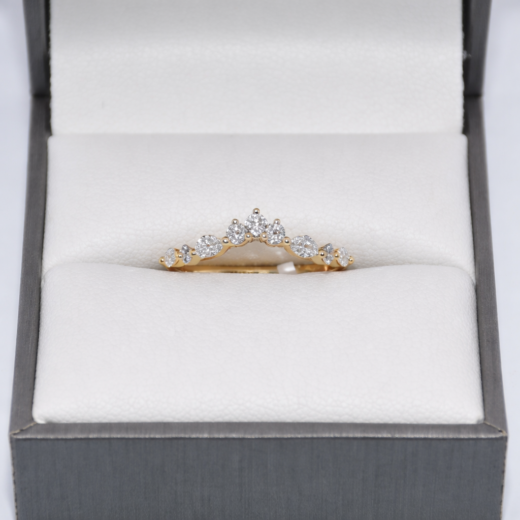 14K Gold | YG Natural Classic Matching Diamond Wedding Band