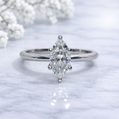14K Gold | 1.51ct Lab Grown Diamond Marquise Solitaire Ring