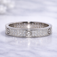 Sterling Silver | Designer Signature Love Lock Ring
