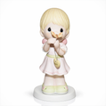 Precious Moments | Butterfly Kisses With Love Filled Wishes Porcelain Figurine